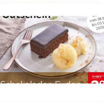 Schokoladen Fudge je 2.90€ XXXLutz