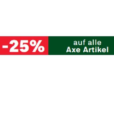 -25% auf alle Axe Artikel MPREIS