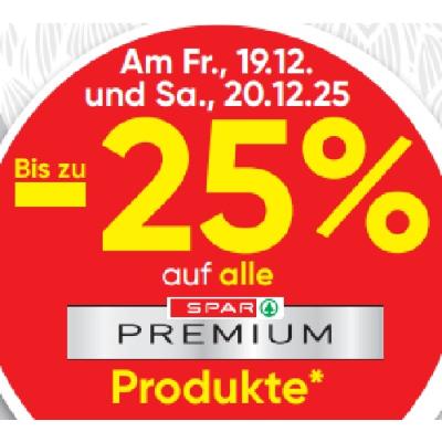 Bis zu -25% auf SPAR PREMIUM Produkte SPAR Gourmet