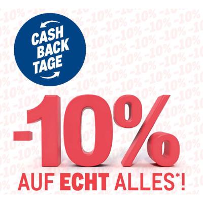 CASH BACK TAGE -10% auf ALLES* METRO