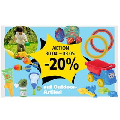 -20% auf Outdoor-Artikel PAGRO & LIBRO