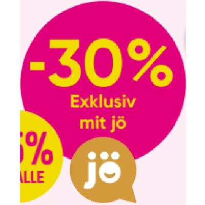 -30% Exklusiv mit jö AUF WASCH-, PUTZ- UND REINIGUNGSMITTEL Inklusive Reinigungshilfsmittel. Sutterlüty