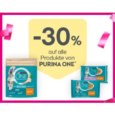 Promotion Bild von -30% auf alle Produkte von PURINA ONE BIPA