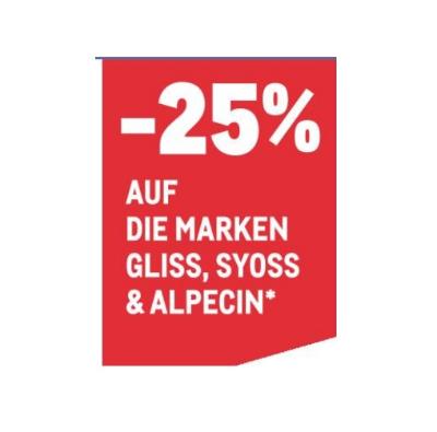 Promotion Bild von -25% AUF DIE MARKEN GLISS, SYOSS & ALPECIN METRO