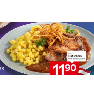 Zwiebelrostbraten je 11,90€ XXXLutz