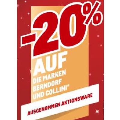 Promotion Bild von -20% AUF DIE MARKEN BERNDORF UND COLLINI METRO