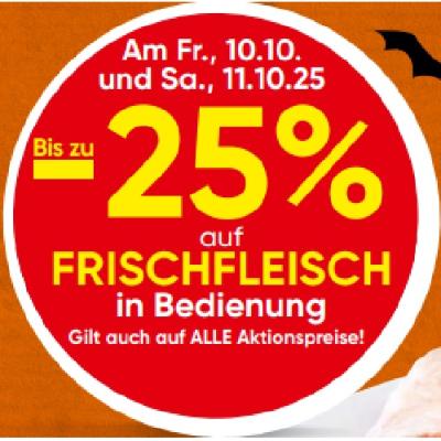 Bis zu -25% auf FRISCHFLEISCH in Bedienung SPAR