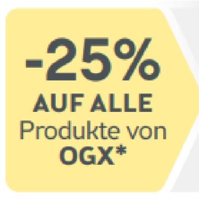 -25% AUF ALLE Produkte von OGX BIPA