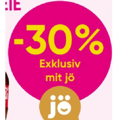 -30% Exklusiv mit jö Sutterlüty