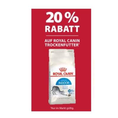 Promotion Bild von 20% RABATT AUF ROYAL CANIN TROCKENFUTTER Dehner