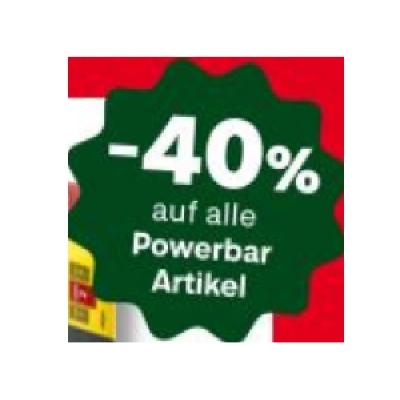 -40% auf alle Powerbar Artikel MPREIS