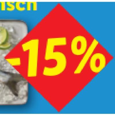 Jeden Freitag auf den gesamten frischen Fisch -15% Lidl