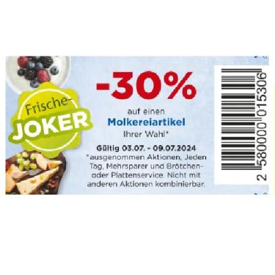Promotion Bild von -30% auf einen Molkereiartikel Ihrer Wahl Unimarkt