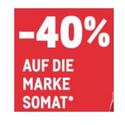 -40% AUF DIE MARKE SOMAT METRO