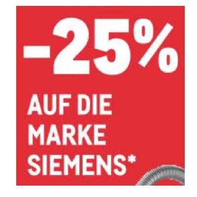 -25% AUF DIE MARKE SIEMENS METRO