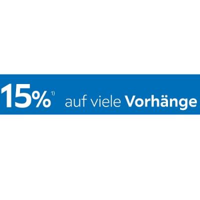 Promotion Bild von 15% auf viele Vorhänge XXXLutz