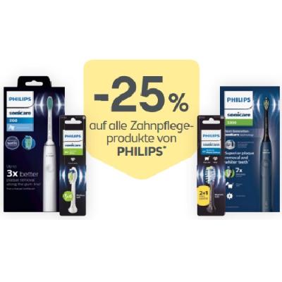 Promotion Bild von -25% auf alle Zahnpflegeprodukte von Philips BIPA