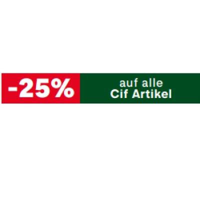 Promotion Bild von -25% auf alle Cif Artikel MPREIS