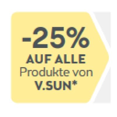 Promotion Bild von -25% auf alle Produkte von V.SUN BIPA