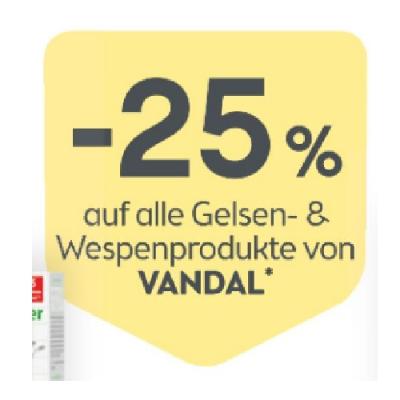 Promotion Bild von -25% auf alle Gelsen- & Wespenprodukte von VANDAL BIPA