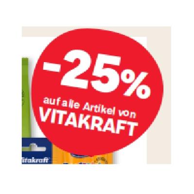 -25% auf alle Artikel von VITAKRAFT MPREIS