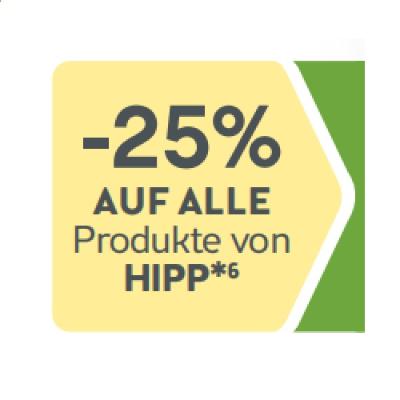 Promotion Bild von -25% AUF ALLE Produkte von HIPP BIPA