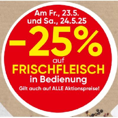Promotion Bild von -25% auf FRISCHFLEISCH in Bedienung SPAR