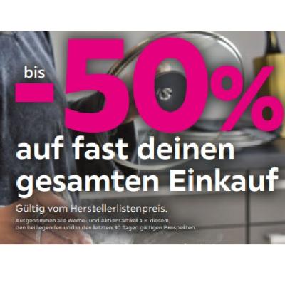 bis -50% auf fast deinen gesamten Einkauf mömax