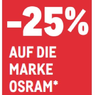 -25% AUF DIE MARKE OSRAM METRO