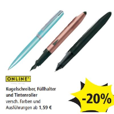 ONLINE Kugelschreiber, Füllhalter und Tintenroller PAGRO & LIBRO