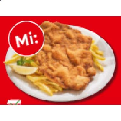 XXXLutz Schnitzel je 6,- € XXXLutz