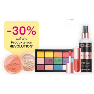 -30% auf alle Produkte von REVOLUTION BIPA