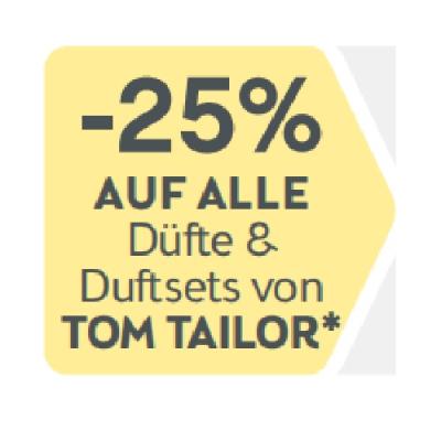 -25% AUF ALLE Düfte & Duftsets von TOM TAILOR BIPA
