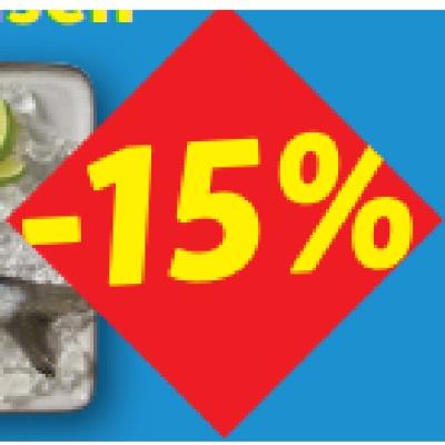 Jeden Freitag auf den gesamten frischen Fisch -15% Lidl