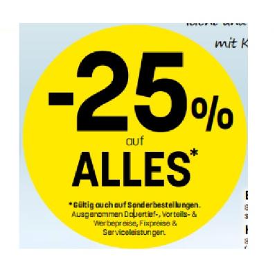 -25% auf ALLES Betten Reiter