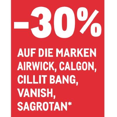 Promotion Bild von -30% AUF DIE MARKEN AIRWICK, CALGON, CILLIT BANG, VANISH, SAGROTAN METRO