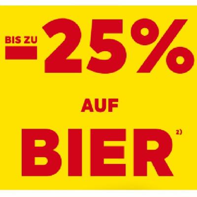 BIS ZU -25 AUF BIER BILLA