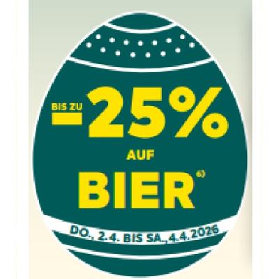 BIS ZU -25% AUF BIER BILLA PLUS