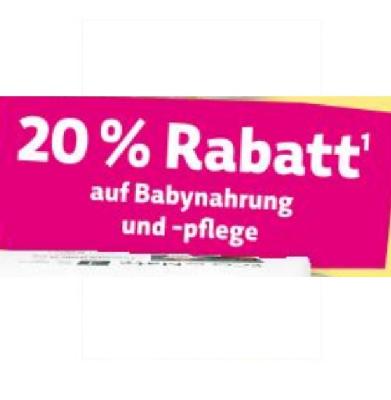 Promotion Bild von 20% Rabatt auf Babynahrung und -pflege Denns BioMarkt