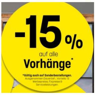 Promotion Bild von -15% auf alle Vorhänge Betten Reiter