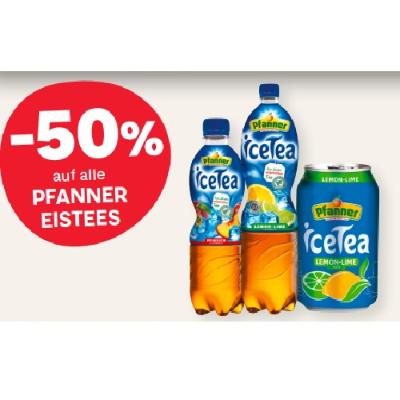 -50% auf alle PFANNER EISTEES MPREIS