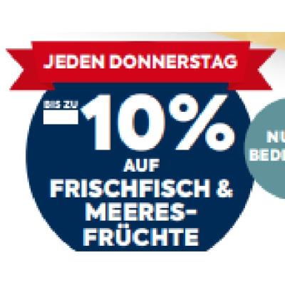 JEDEN DONNERSTAG BIS ZU -10% AUF FRISCHFISCH & MEERESFRÜCHTE BILLA PLUS