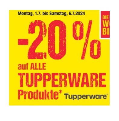 Promotion Bild von -20% auf ALLE TUPPERWARE Produkte Maximarkt