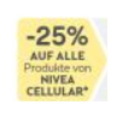-25% AUF ALLE Produkte von NIVEA CELLULAR BIPA