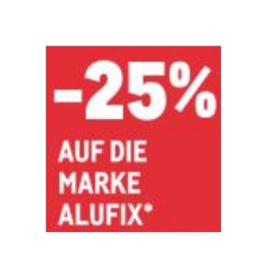 -25% AUF DIE MARKE ALUFIX METRO