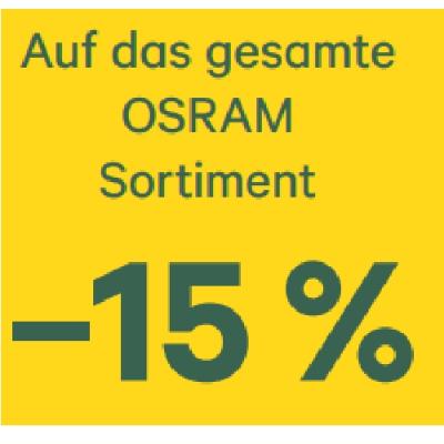 –15% Auf das gesamte OSRAM Sortiment BayWa