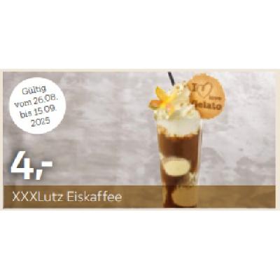 XXXLutz Eiskaffee je 4,- € XXXLutz