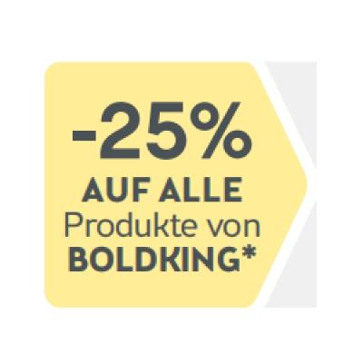 -25% AUF ALLE Produkte von BOLDKING BIPA