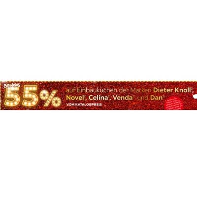 Promotion Bild von BIS MINUS 55% auf Einbauküchen der Marken Dieter Knoll, Novel, Celina, Venda, und Dan VOM KATALOGPREIS XXXLutz