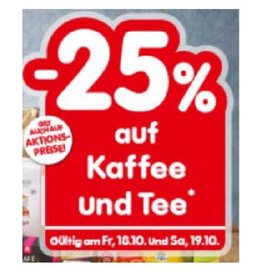 Bild von -25% auf Kaffee und Tee INTERSPAR